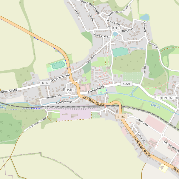 Stadtplan Rositz Thumbnail