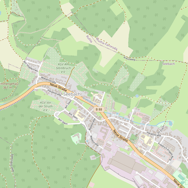 Karte der Toiletten in Seebach (WAK) Thumbnail