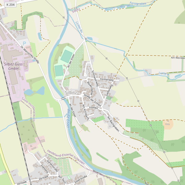 Stadtplan Silbitz Thumbnail