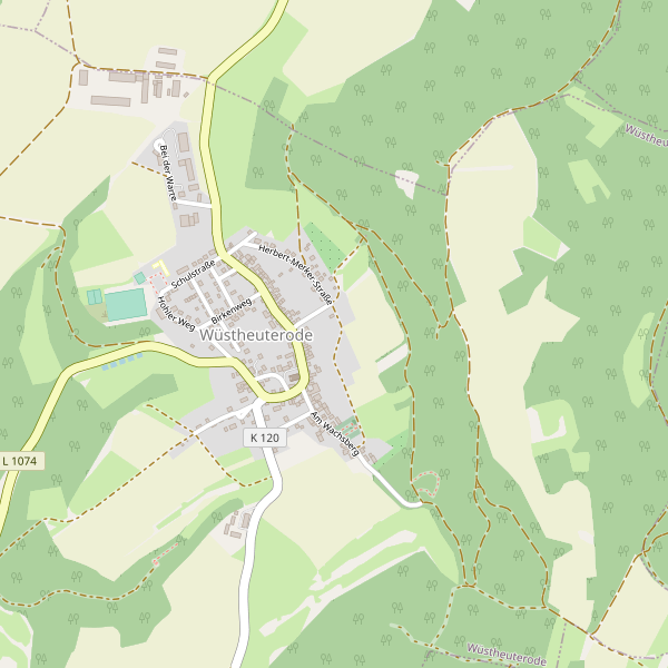 Stadtplan Wüstheuterode Thumbnail
